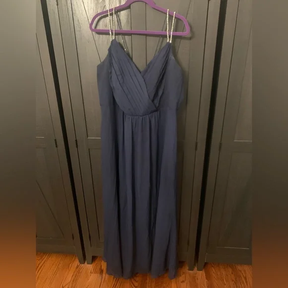 marine bridesmaid dress Marine